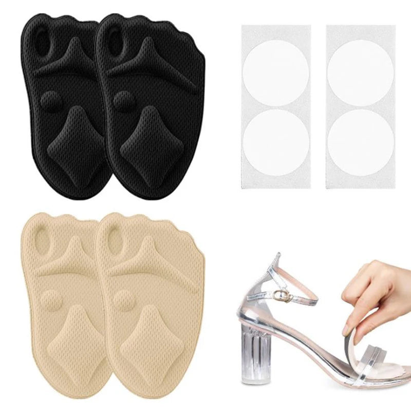Coussinets de pieds femme – Demi-semelles talons hauts, lot de 2