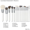 Set de 30 Pinceaux Maquillage Professionnels – Manche Blanc