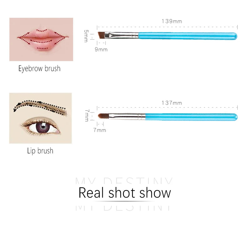 Set 13 Pinceaux Maquillage Professionnels avec Pochette