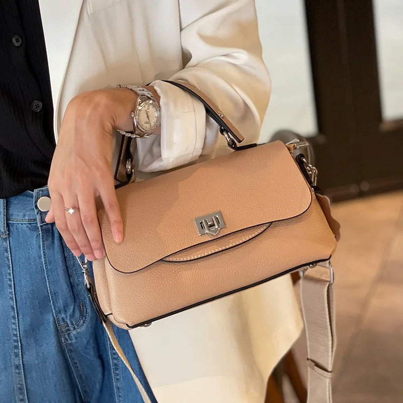 Sac à main femme en cuir élégant, 6 coloris