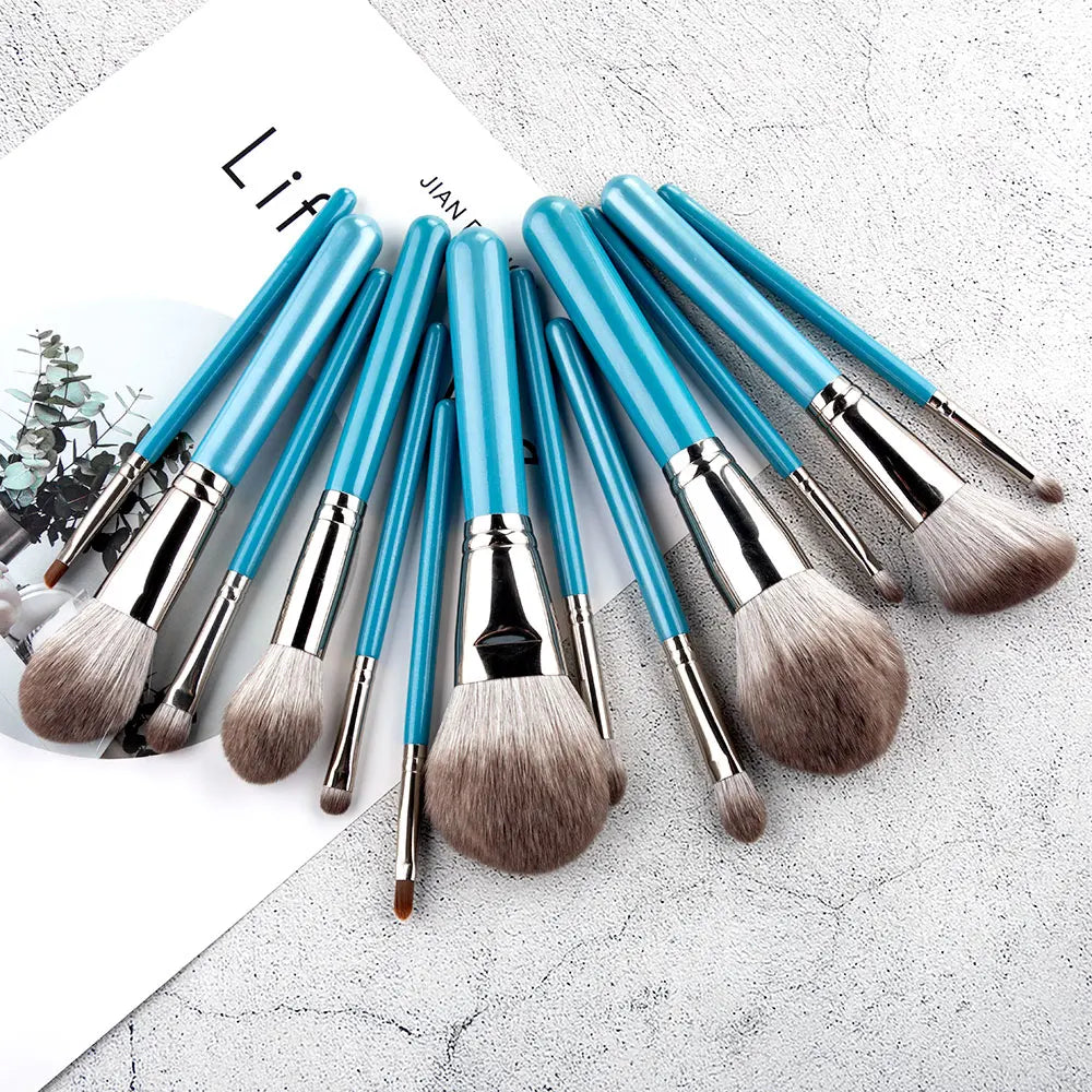 Set 13 Pinceaux Maquillage Professionnels avec Pochette