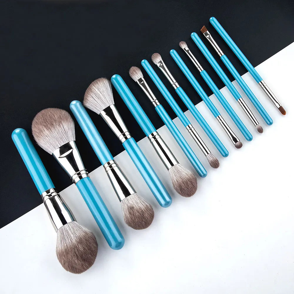 Set 13 Pinceaux Maquillage Professionnels avec Pochette