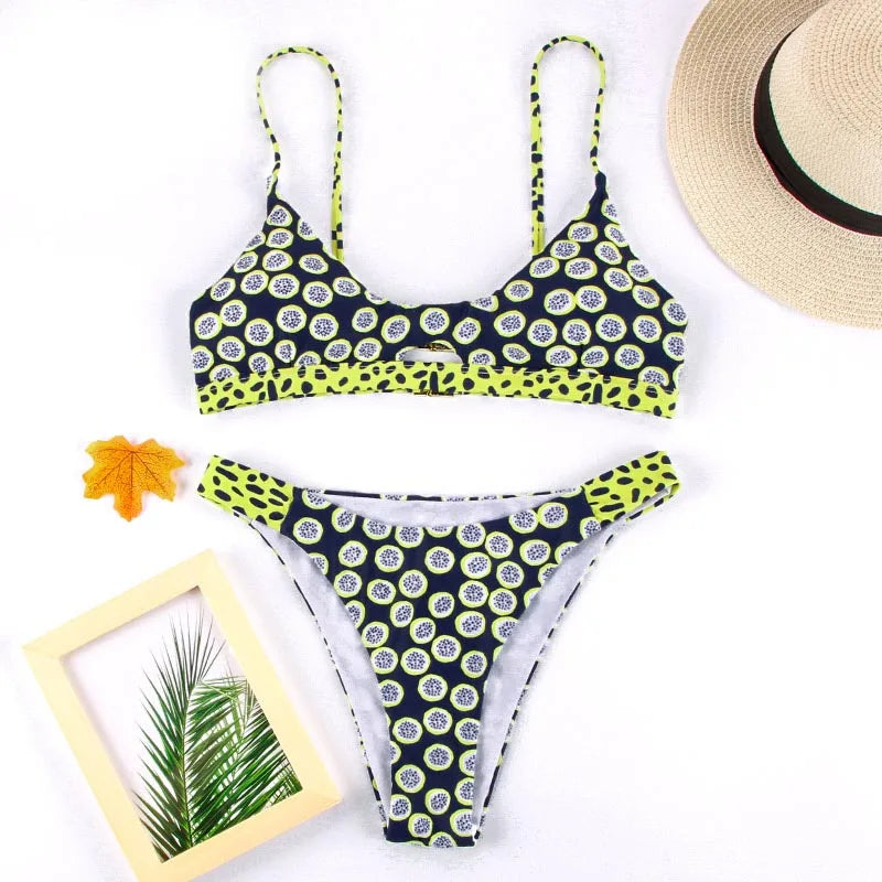 Bikini  Push-Up À Rayures & Pois – Plusieurs coloris
