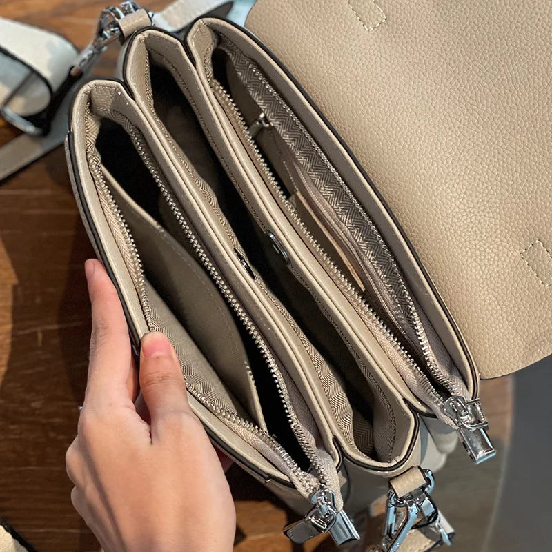 Sac à main femme en cuir élégant, 6 coloris