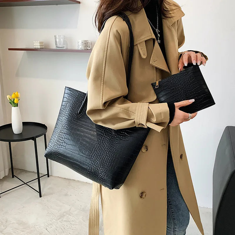 Grand sac à main  – Fourre-tout mode – Plusieurs coloris
