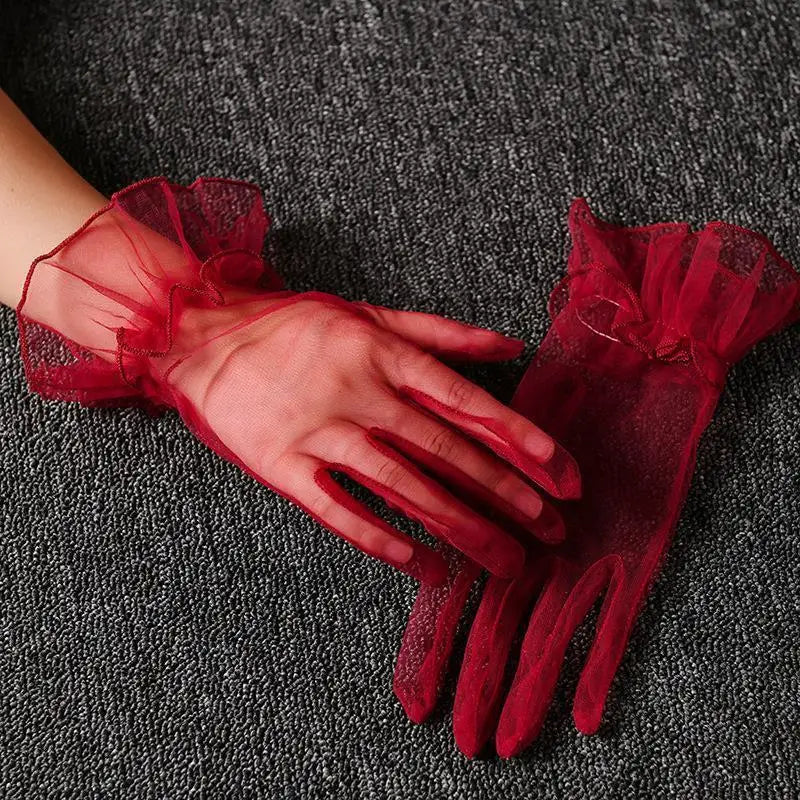 Gants tulle femme 8 coloris