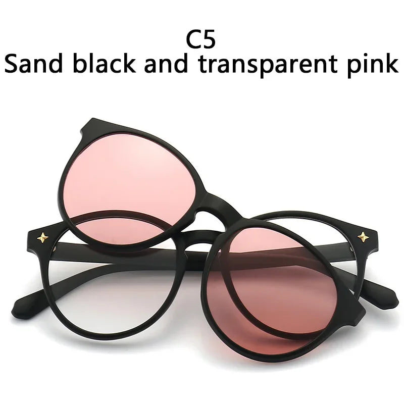Lunettes de soleil clip magnétique polarisant 2 en 1 – Plusieurs coloris