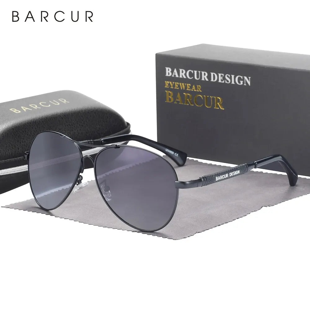 Lunettes de soleil pilote – Monture acier  – Plusieurs coloris