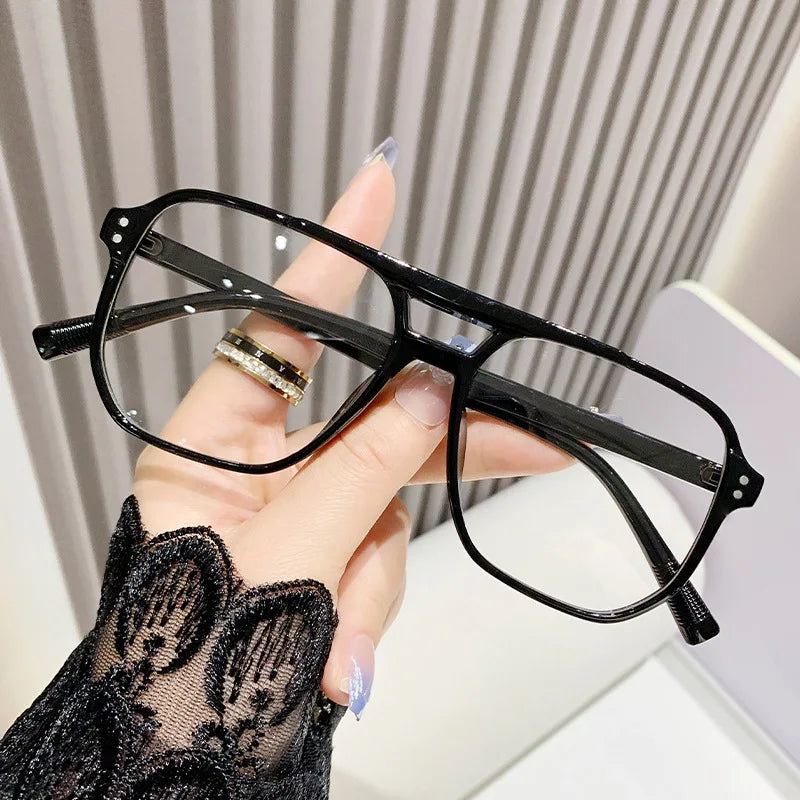 Lot 2 lunettes de lecture  – Style oversize, anti-lumière bleue