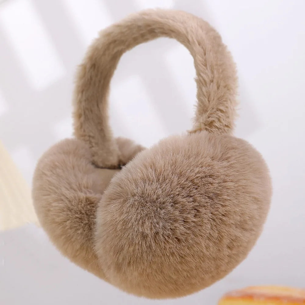 Cache-oreilles pliables unisexe – Couleur unie, épais – Plusieurs coloris