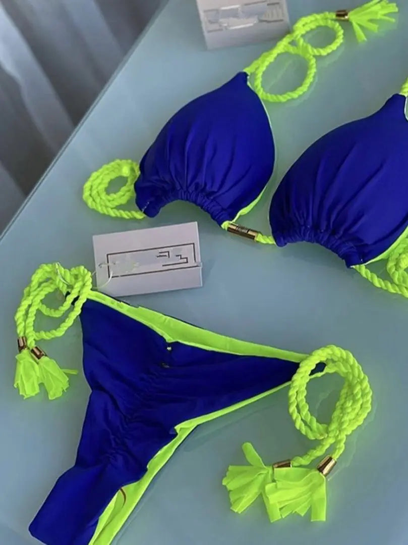 Bikini Femme & Taille Haute – 16 Coloris
