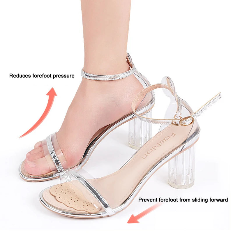 Coussinets avant-pied antidérapants en cuir – Talons hauts & sandales, auto-adhésifs