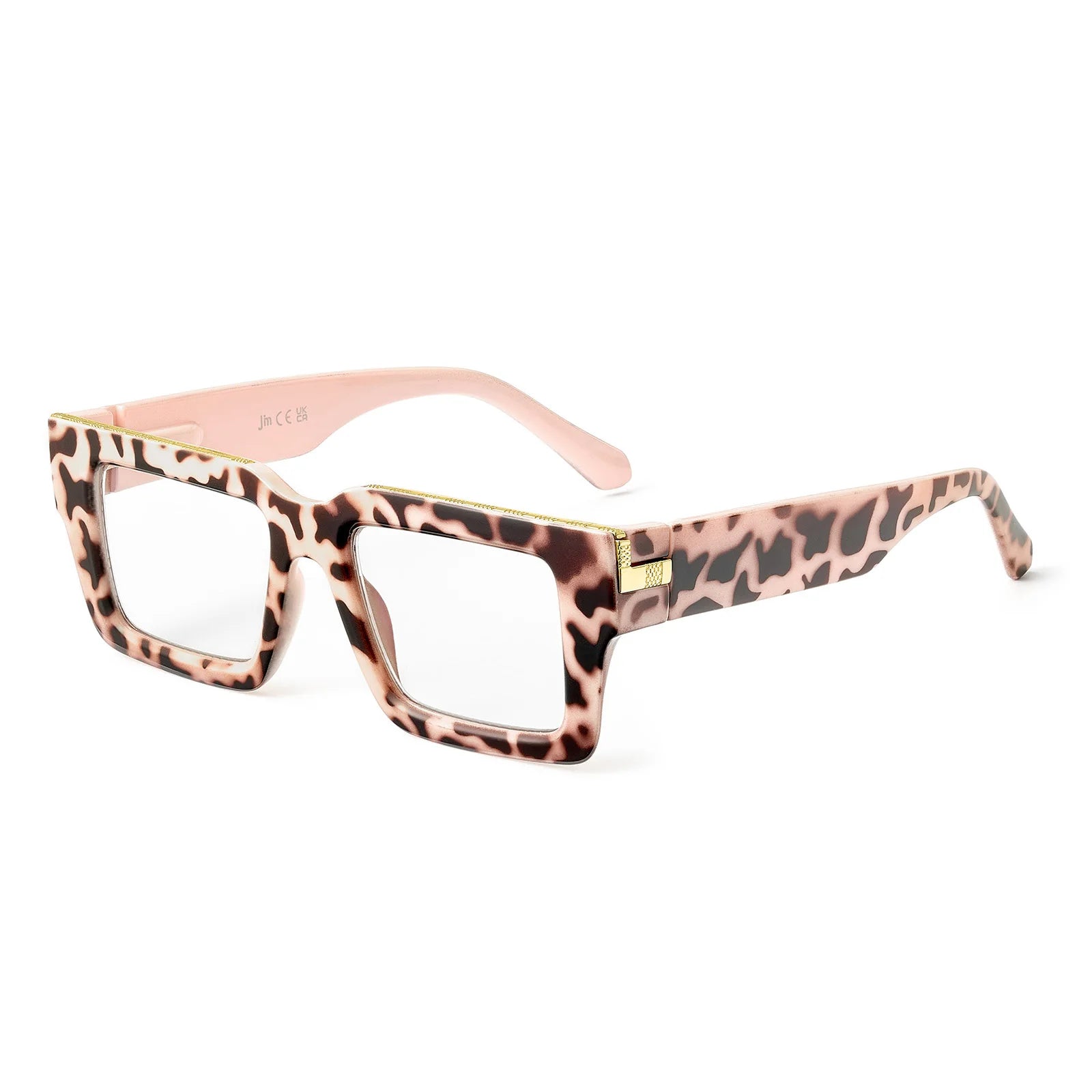 Lunettes de lecture carrées anti-lumière bleue UV400 – Plusieurs coloris & corrections