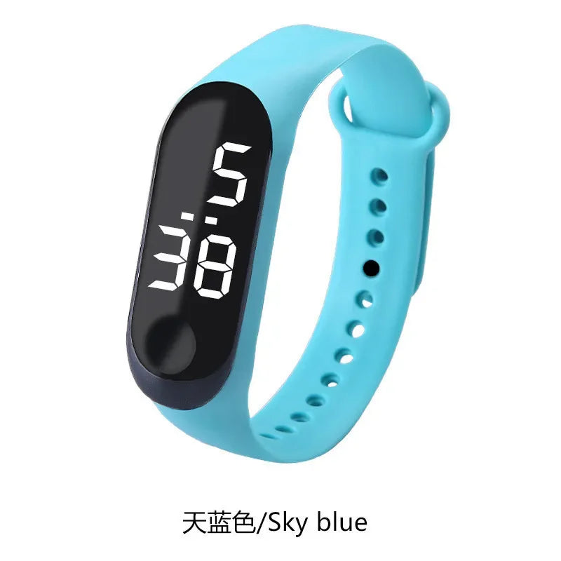 Montre digitale LED femme – Bracelet silicone sport & casual – Plusieurs coloris