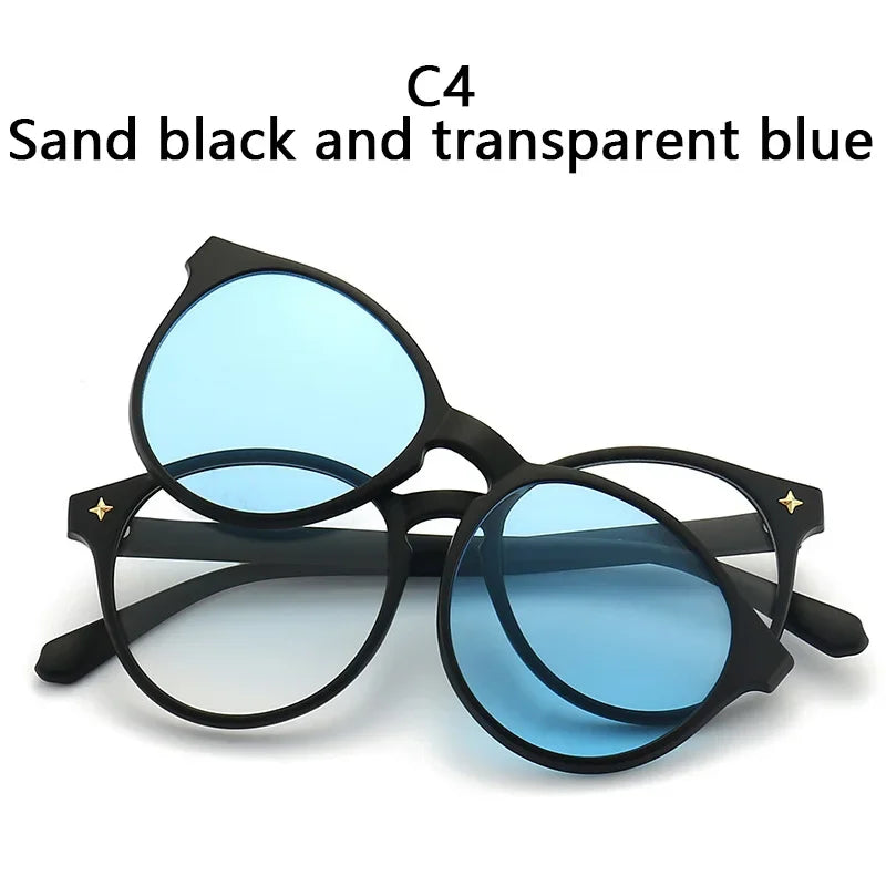Lunettes de soleil clip magnétique polarisant 2 en 1 – Plusieurs coloris