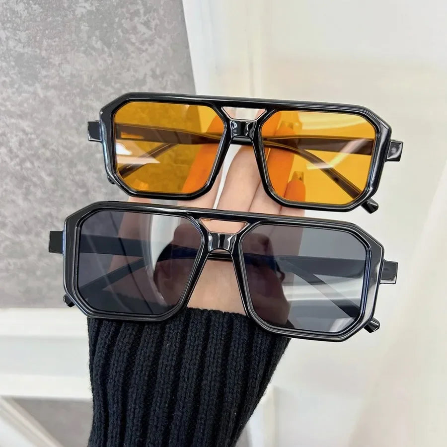 Lunettes de soleil femme carrées miroir – Plusieurs coloris