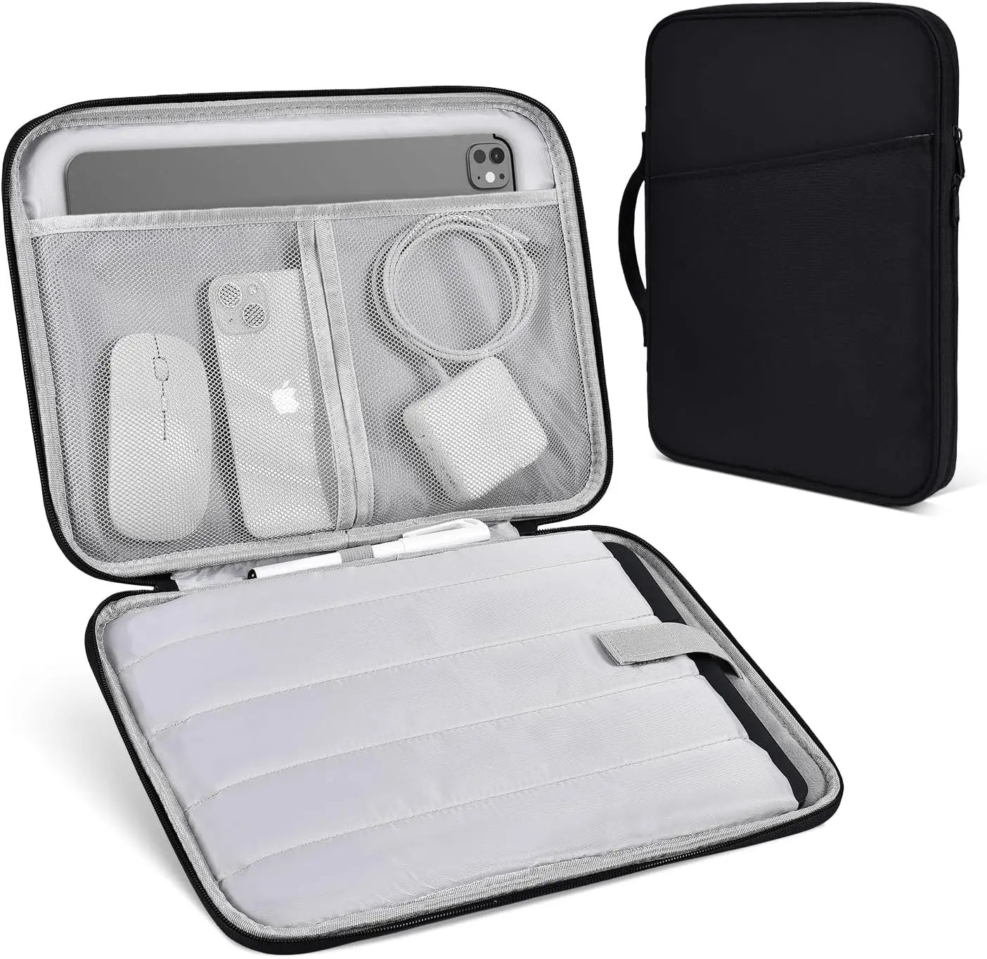 Housse pochette iPad Pro 12,9–13 pouces & iPad Air M2 – Protection antichoc, imperméable, 2 coloris