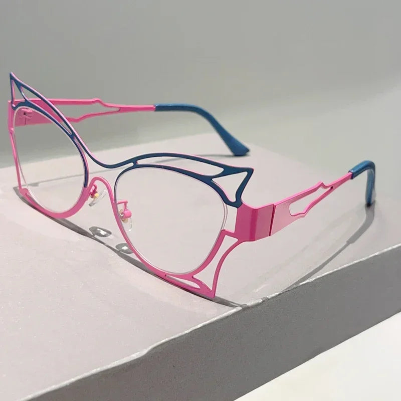 Lunettes papillon  – Anti-lumière bleue, multicolore – Plusieurs coloris