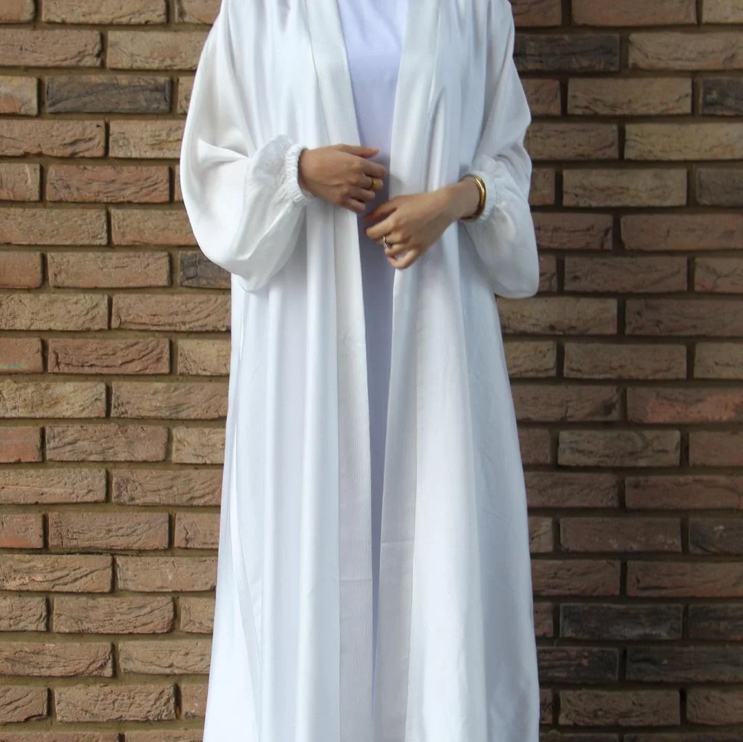 Abaya Satin Longue Élégante - 8 coloris