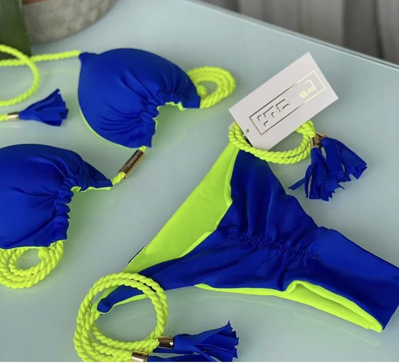 Bikini Femme & Taille Haute – 16 Coloris