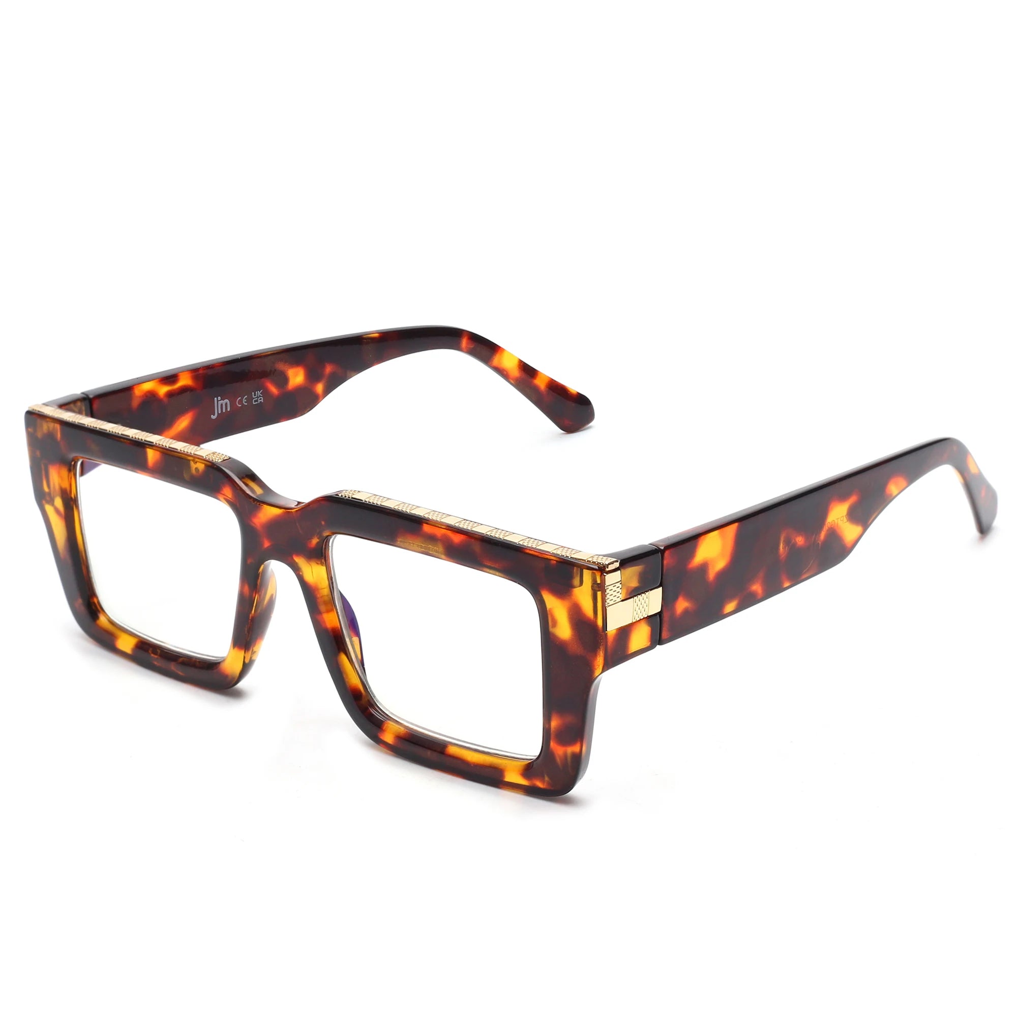 Lunettes de lecture carrées anti-lumière bleue UV400 – Plusieurs coloris & corrections