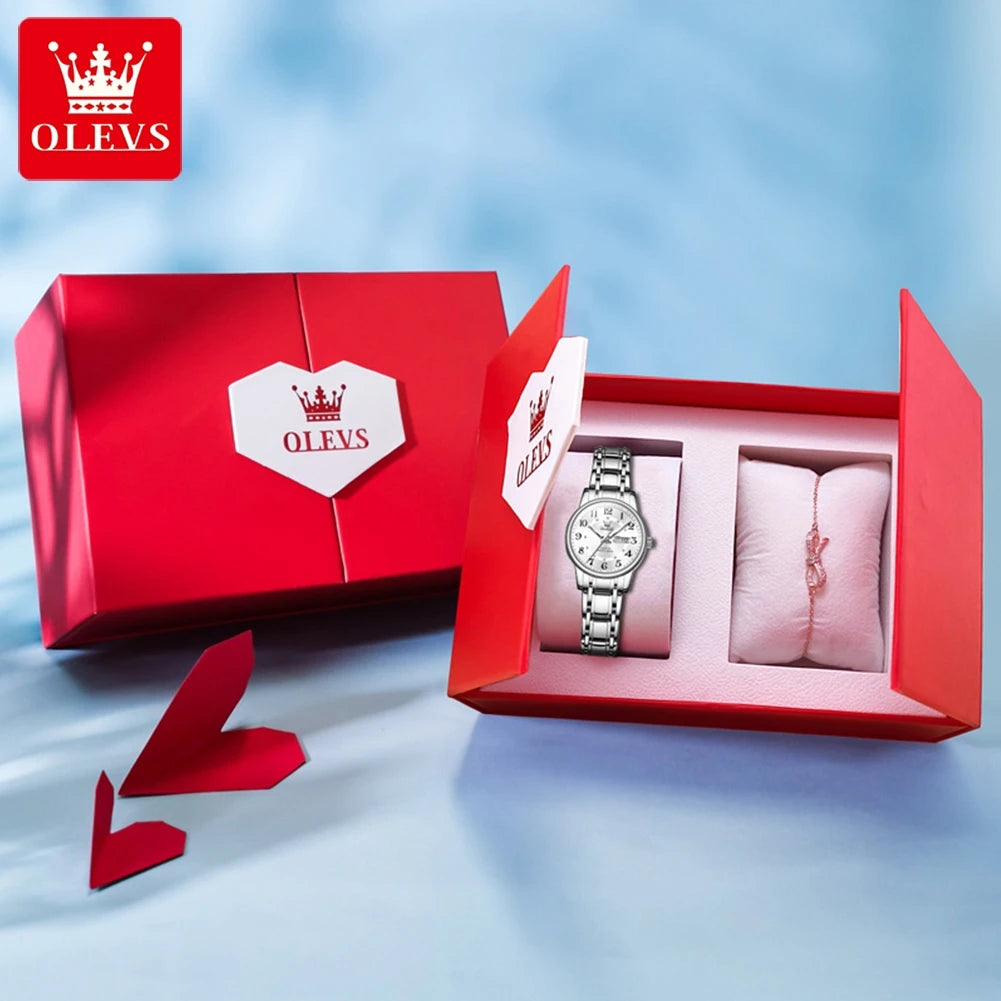 Montre femme – Quartz, acier, élégante – Plusieurs coloris