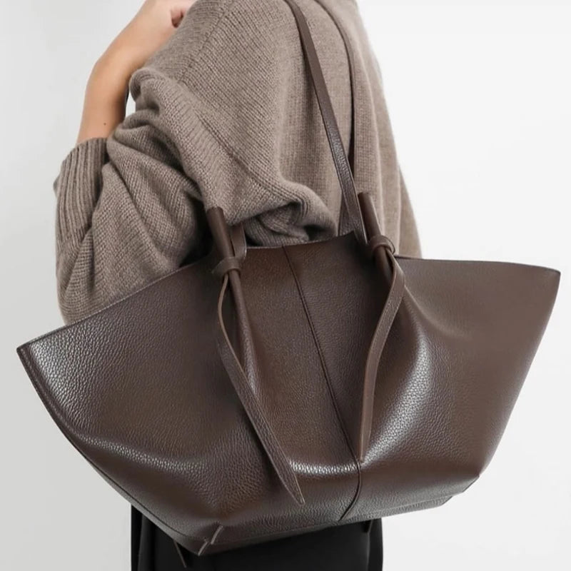 Sac fourre-tout en simili-daim – Grande capacité – Plusieurs coloris