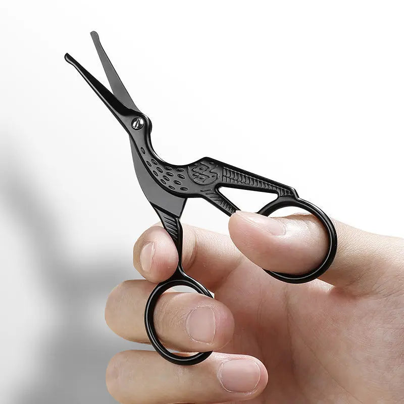 Ciseaux de Précision Visage – Sourcils, Nez, Barbe & Moustache