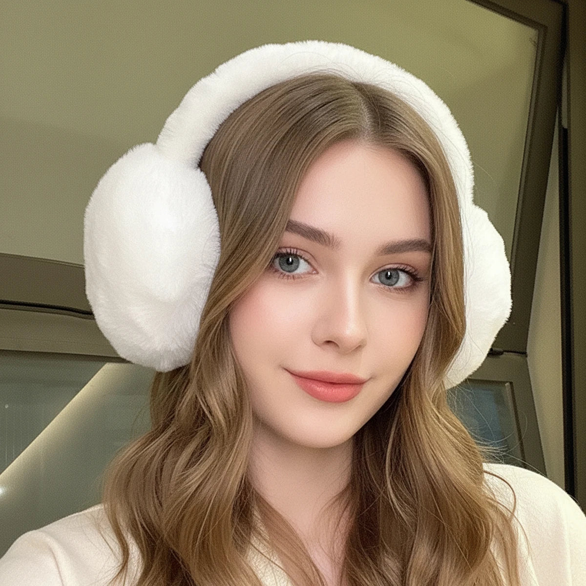 Cache-oreilles peluche femme – Mignon & chaud – Plusieurs coloris