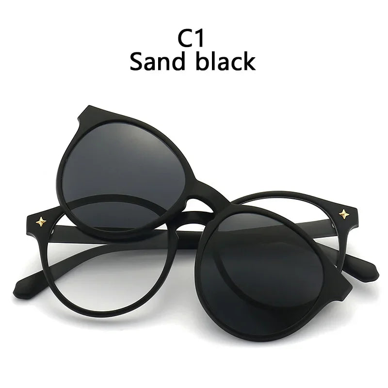 Lunettes de soleil clip magnétique polarisant 2 en 1 – Plusieurs coloris