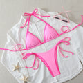 Bikini triangle brésilien femme – String push-up, été sexy 5 coloris