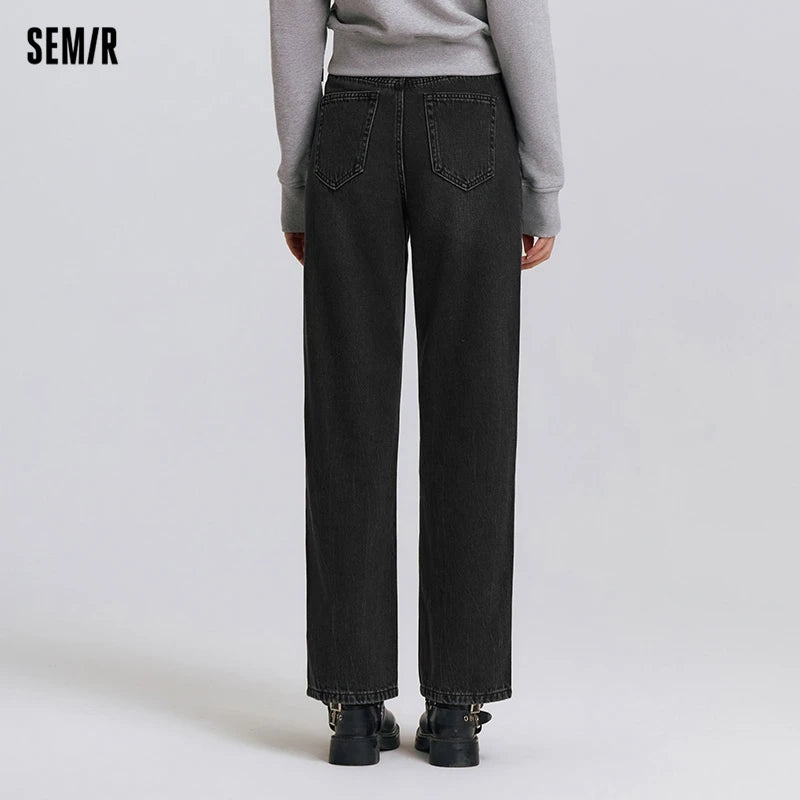 Jean Vintage Femme – Coupe Large Doux & Confortable Printemps Été -4 coloris