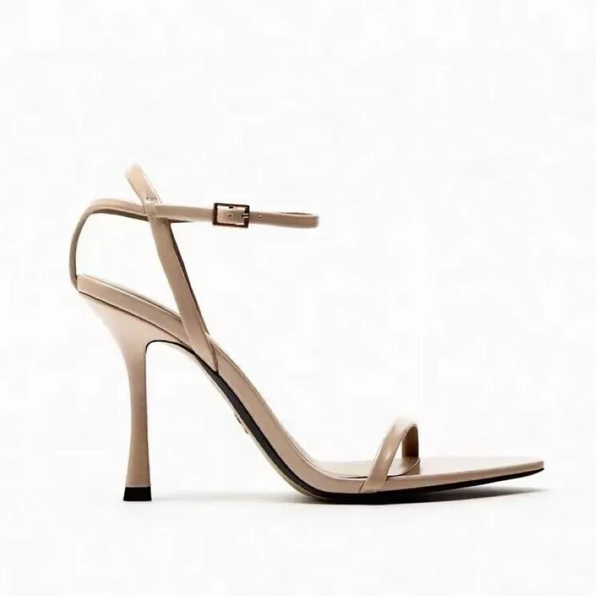 Sandales femme talons aiguilles – Sangle cheville 2 coloris