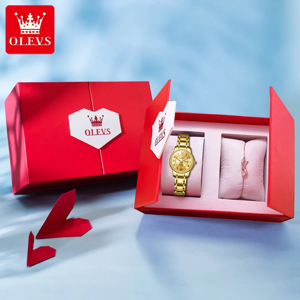 Montre femme – Quartz, acier, élégante – Plusieurs coloris