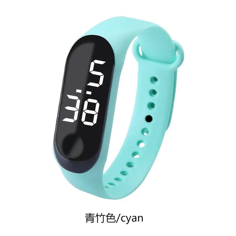 Montre digitale LED femme – Bracelet silicone sport & casual – Plusieurs coloris