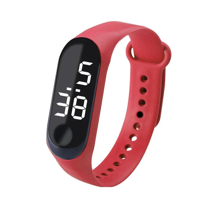 Montre digitale LED femme – Bracelet silicone sport & casual – Plusieurs coloris
