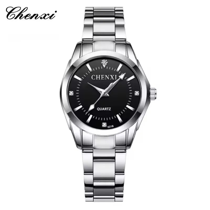 Montre femme – Quartz, acier, lumineuse – Plusieurs coloris