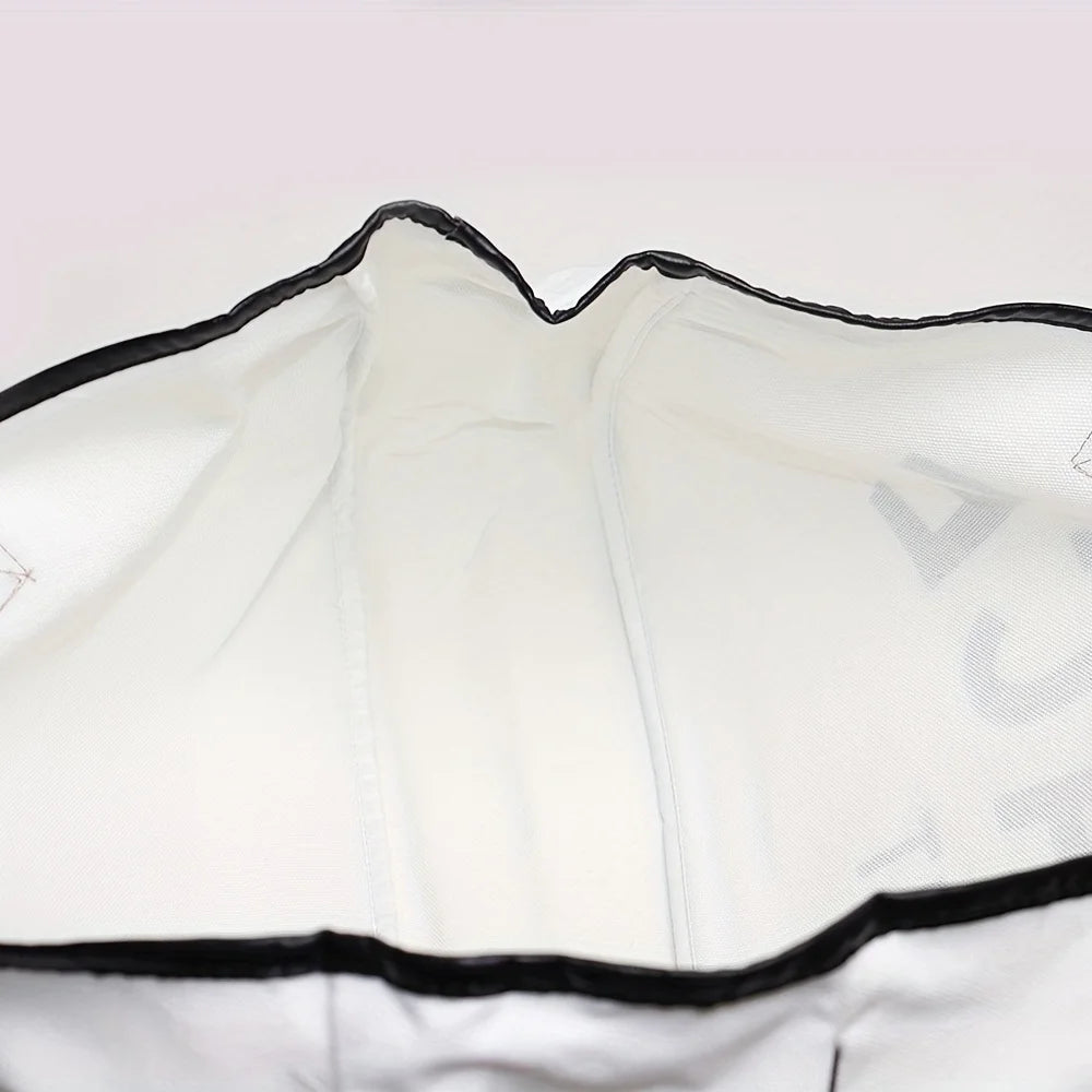 Sac fourre-tout en toile – Lettres imprimées – Plusieurs coloris