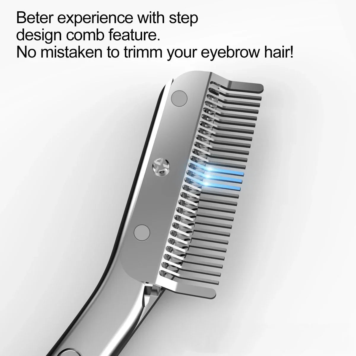 Kit Ciseaux à Sourcils en Acier Inoxydable avec Peigne – Plusieurs Coloris