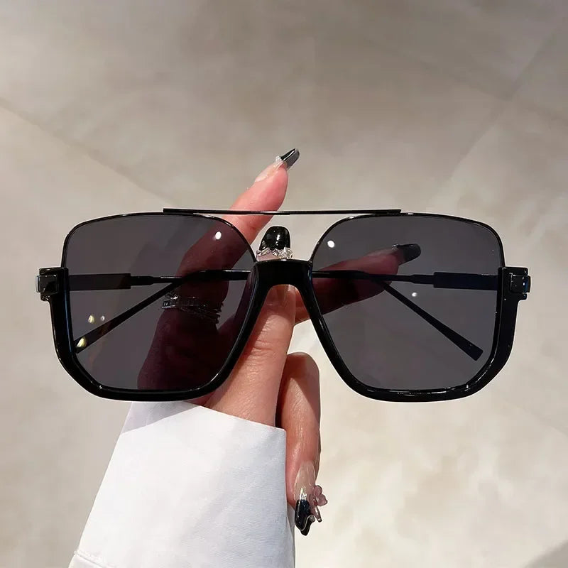 Lunettes de soleil oversize vintage unisexe – UV400 – Plusieurs coloris
