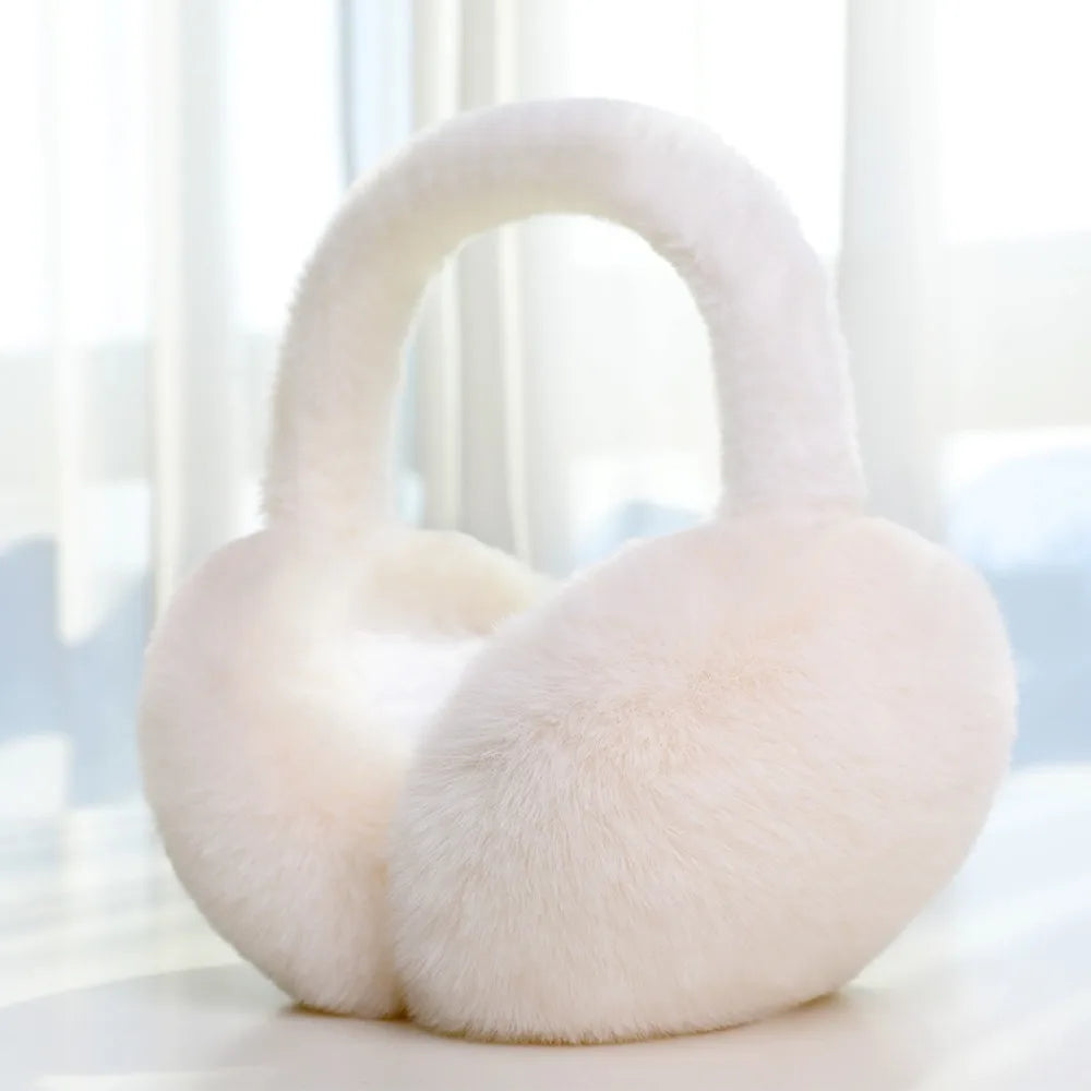Cache-oreilles pliables unisexe – Couleur unie, épais – Plusieurs coloris