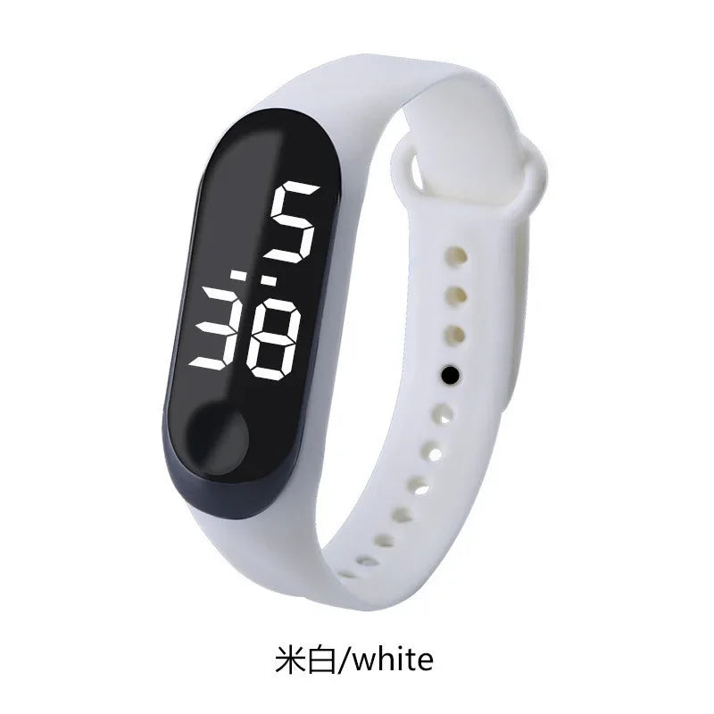 Montre digitale LED femme – Bracelet silicone sport & casual – Plusieurs coloris