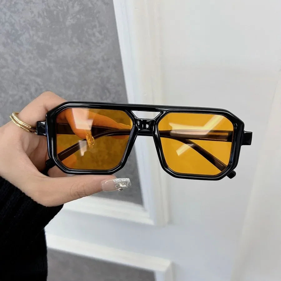Lunettes de soleil femme carrées miroir – Plusieurs coloris