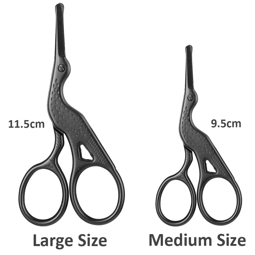 Ciseaux de Précision Visage – Sourcils, Nez, Barbe & Moustache