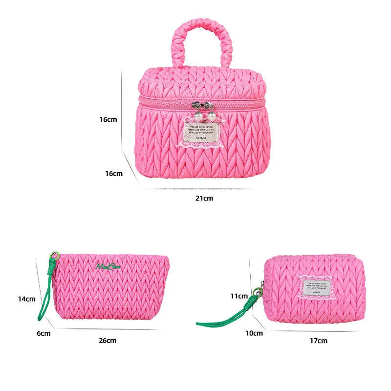 Trousse maquillage grande capacité –  voyage & quotidien 5 coloris