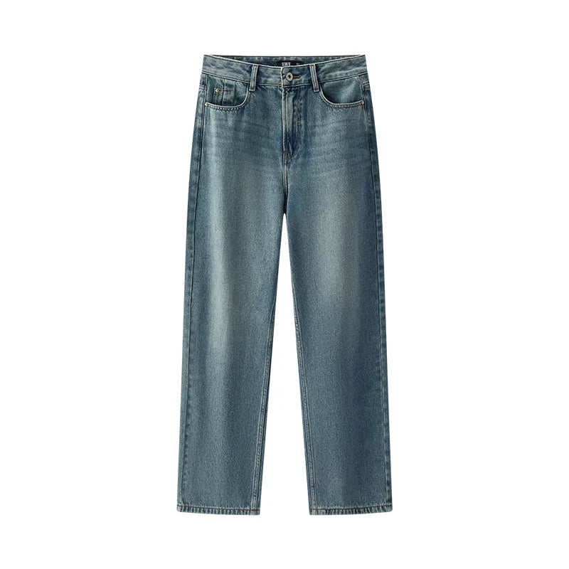 Jean vintage femme Coupe large, doux et confortable