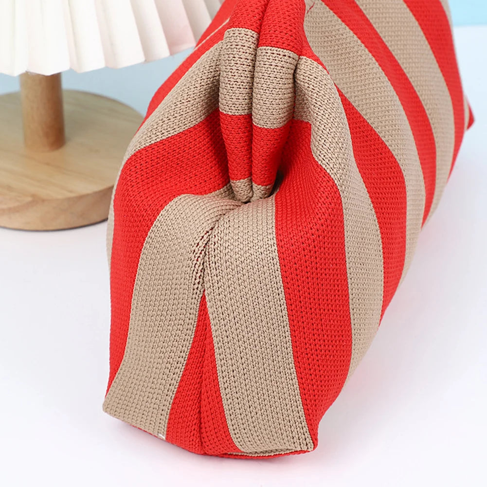 Pochette de plage en crochet – Sac été décontracté, color-block 13 coloris