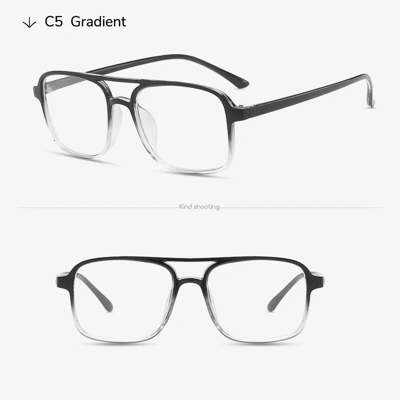 Lunettes vintage unisexe – Double pont – Plusieurs coloris