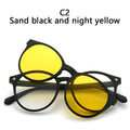 Lunettes de soleil clip magnétique polarisant 2 en 1 – Plusieurs coloris