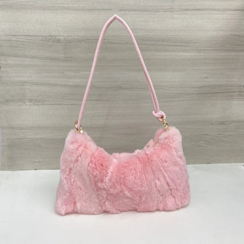 Sac à main femme doux et glamour  -  soirée & hiver, 5 coloris
